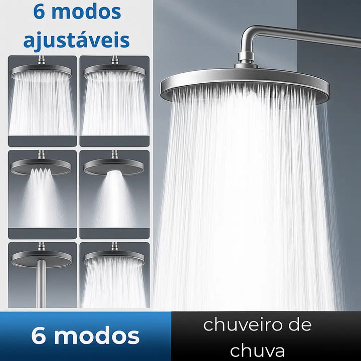 Chuveiro-Para-Banheiro-Clear-Cinza-Jato-Forte