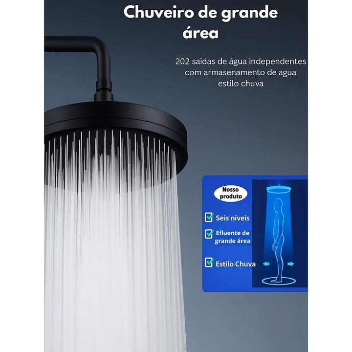 Chuveiro-Para-Banheiro-Clear-Preto-Cor-Minimalista