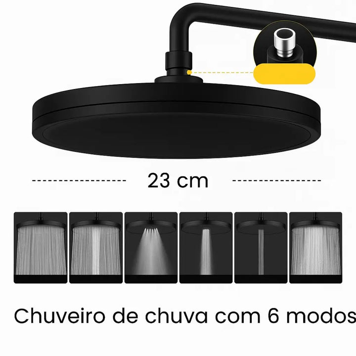Chuveiro-Para-Banheiro-Clear-Preto-Grande
