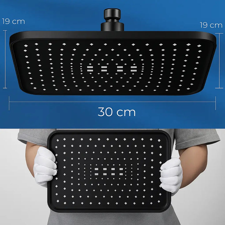 Chuveiro-Para-Banheiro-Edition-Preto-Tamanho