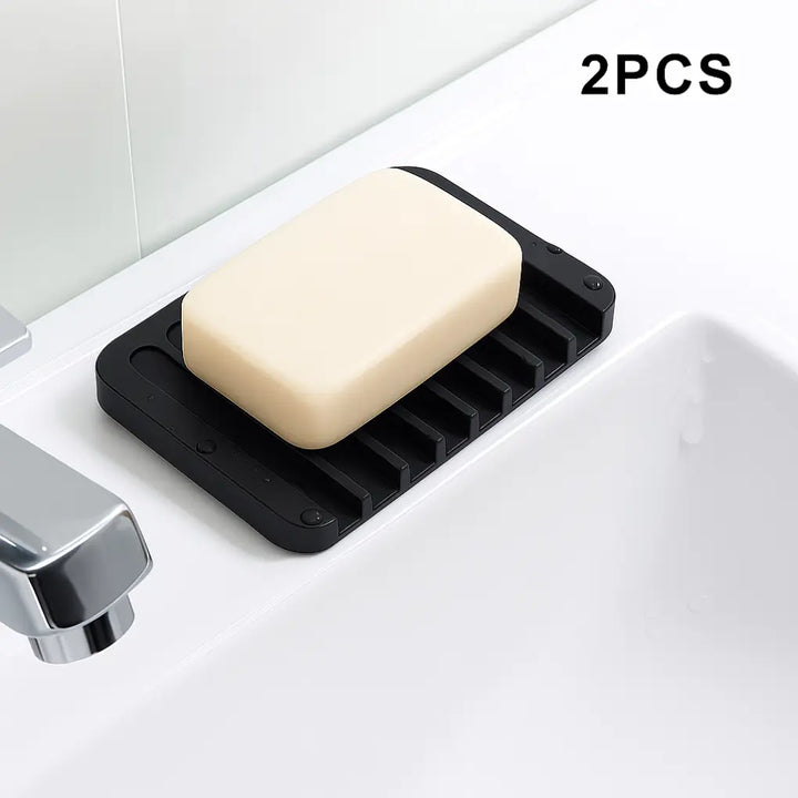 Saboneteira-Para-Banheiro-Bilu-Preta-Kit