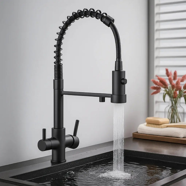 Torneira-Gourmet-Pristine-Preta-De-Luxo