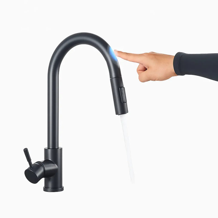 Torneira-Gourmet-Sense-Preta-Acabamento-Qualidade-Premium