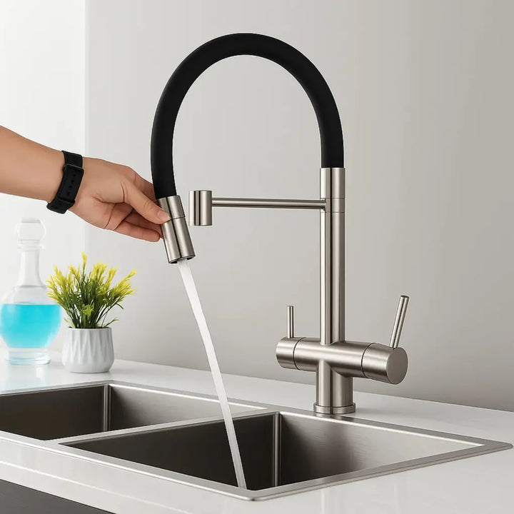 Torneira-Gourmet-Shine-Metal-Gourmet-Com-Misturador