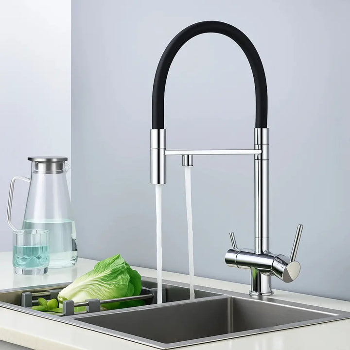 Torneira-Gourmet-Shine-Prata-Para-Cozinha-Americana