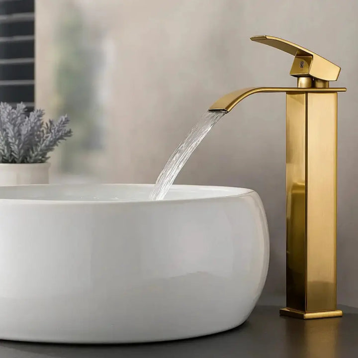 Torneira-Para-Banheiro-Aurea-Dourada-Resistente-e-Alta-Qualidade