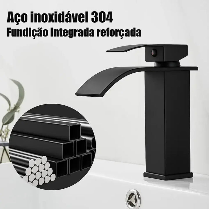 Torneira-Para-Banheiro-Aurea-Preta-Economiza-Agua