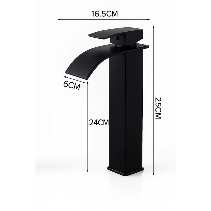 Torneira-Para-Banheiro-Aurea-Preta-Resistente-a-Corrosao-Garantia-Qualidade