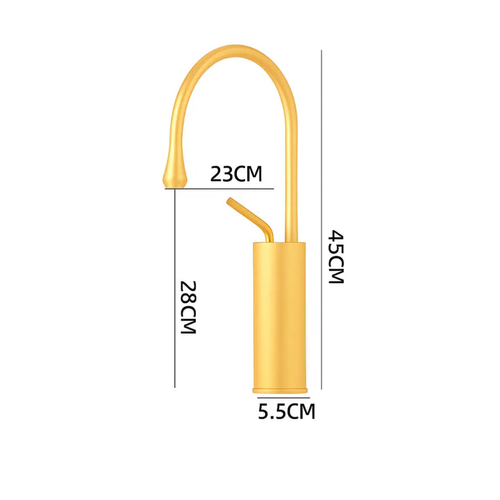 Torneira-Para-Banheiro-Domu-Dourada-Tamanho