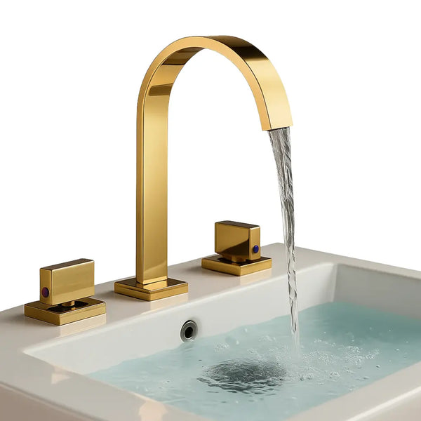 Torneira Para Banheiro Tese Dourado