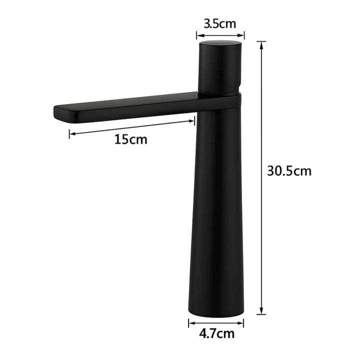 Torneira-Para-Banheiro-Lumea-Preta-Estilosa-Para-Banheiro